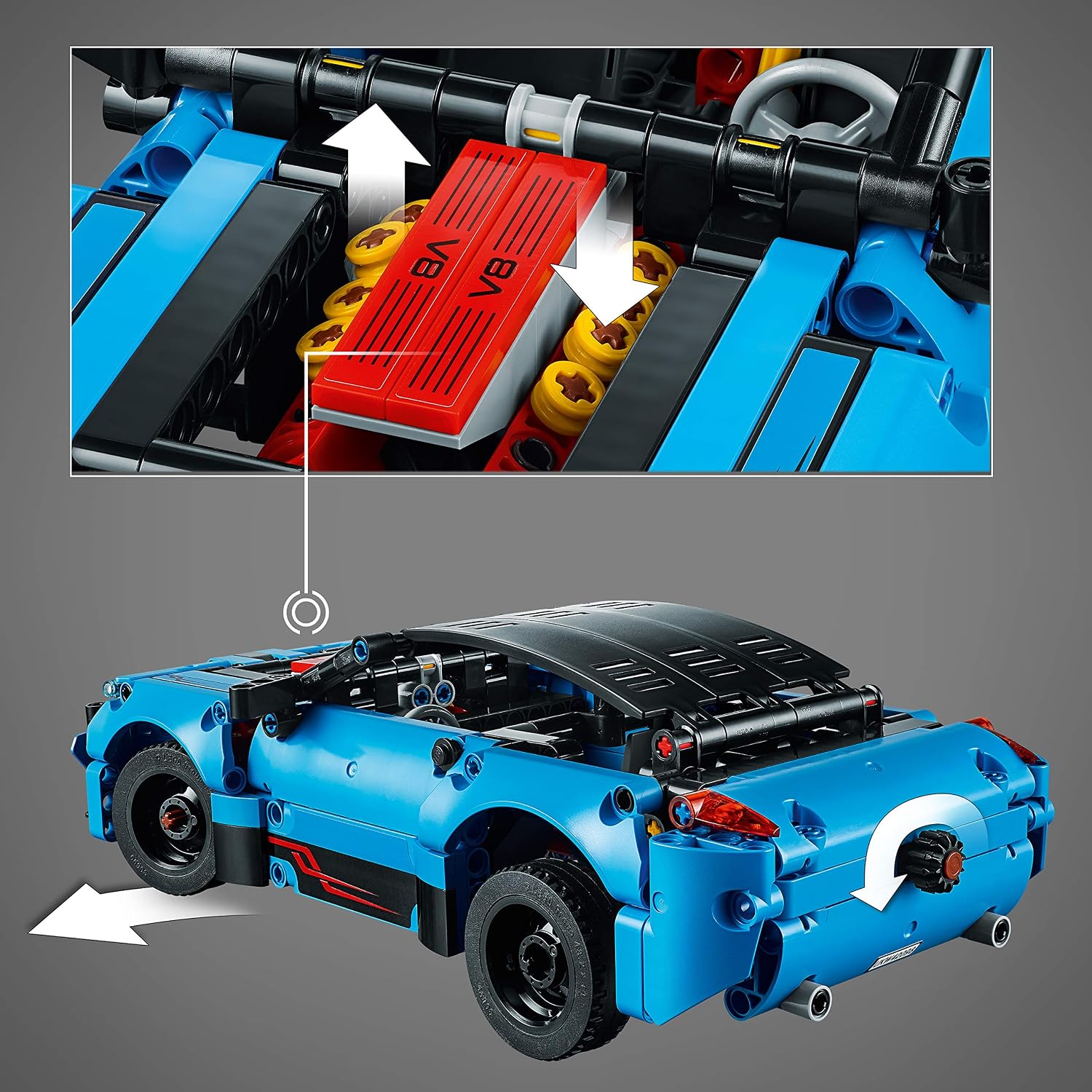 LEGO 42098 Car Transporter, Multicolor - Image 5