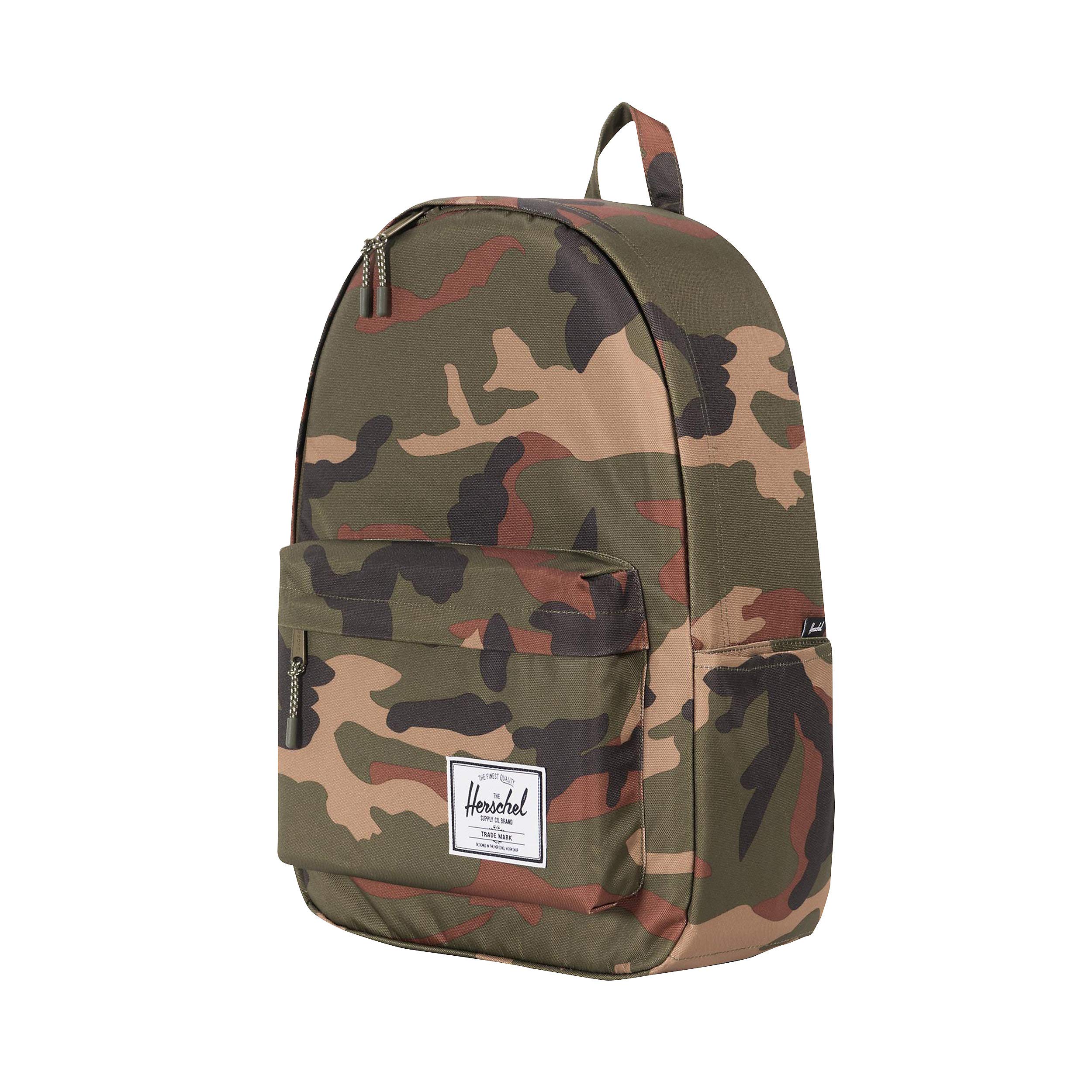 Herschel Classic Backpack, Woodland Camo, XL 30.0L, Classic Backpack
