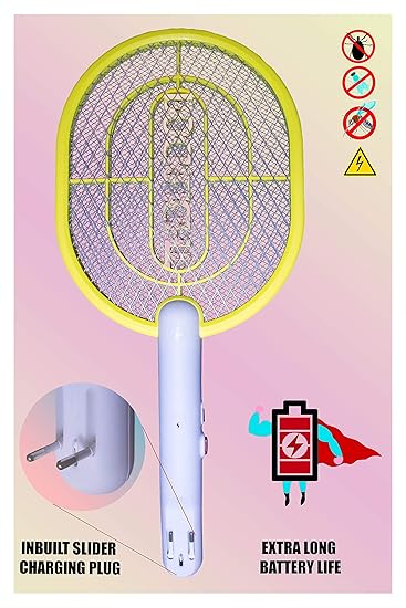 Weird Wolf(Formerly Viola) Rechargeable Mosquito Bug Zapper Killer Racquet Bat