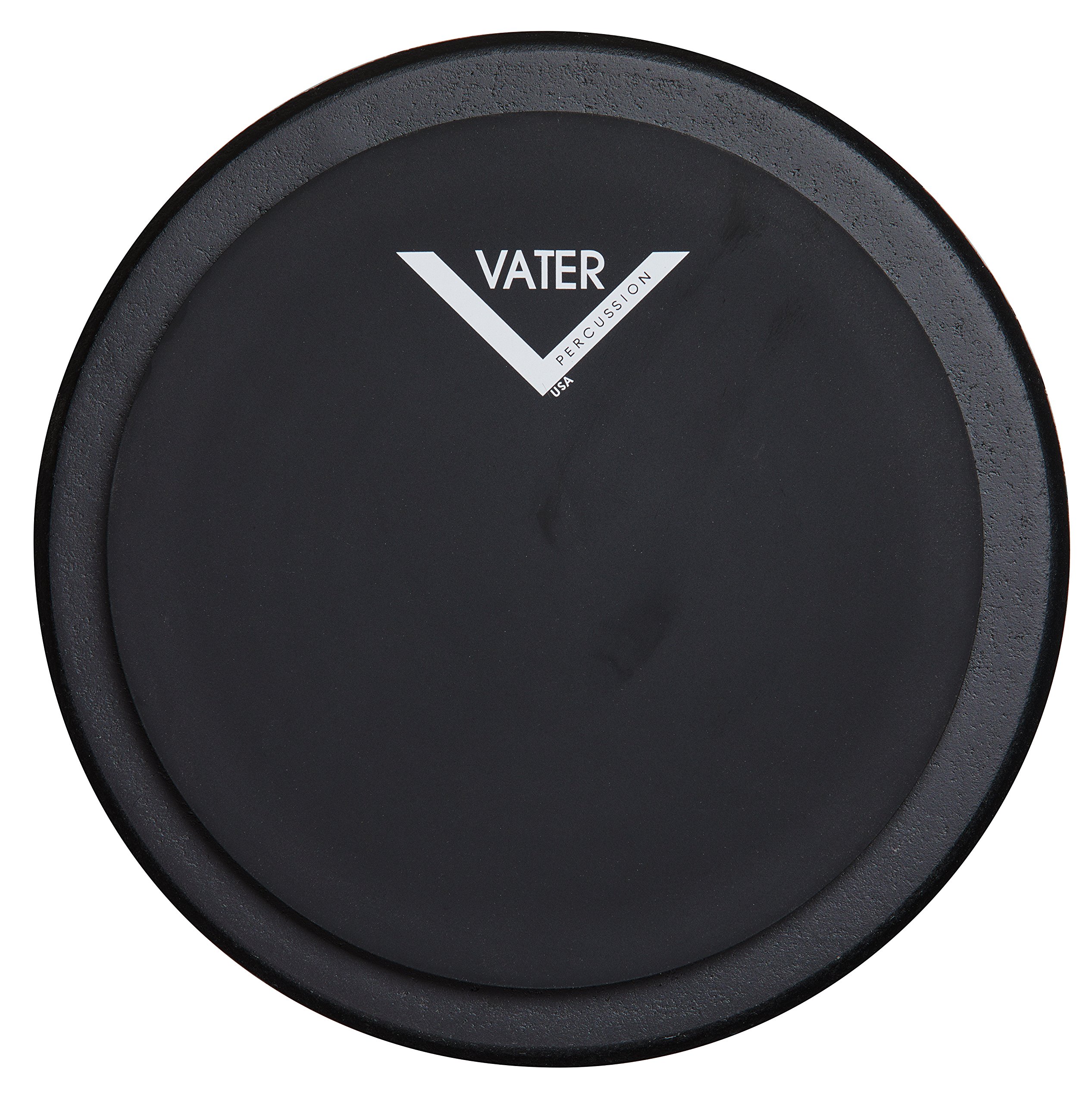 Vater Drumsticks VCB6H - Chop Builder Pad 6" | 15.24cm Hard Single Sided Practice Pad - Black — image 1