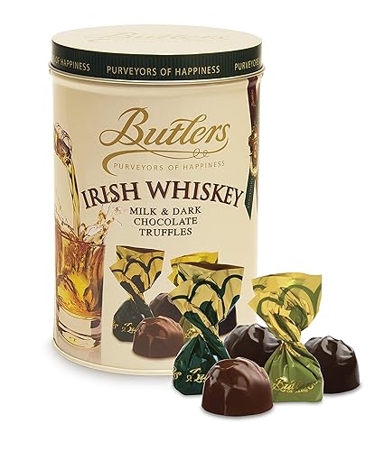 Butlers Irish Whiskey Milk & Dark Chocolate Truffles Selection, 170G
