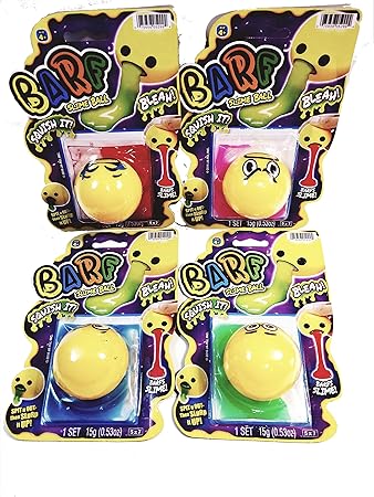 Amazoncom emoji barf complete set of 4 yellow expression face blue