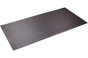SuperMats Made in U.S.A. for Indoor Cycles Recumbent Bikes Upright Exercise Bikes and Steppers