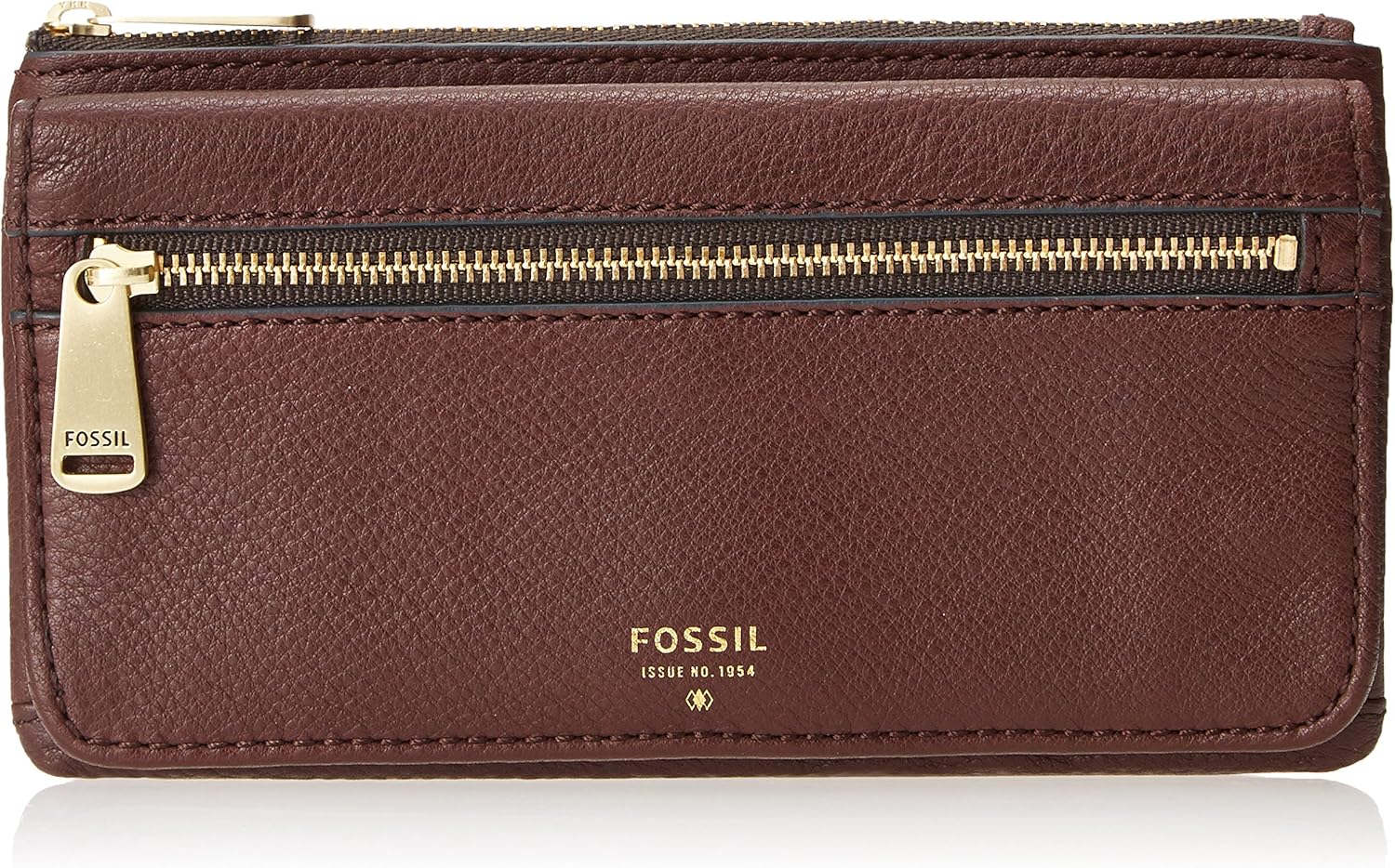 Fossil Preston Flap Wallet, Espresso, One Size Clothing