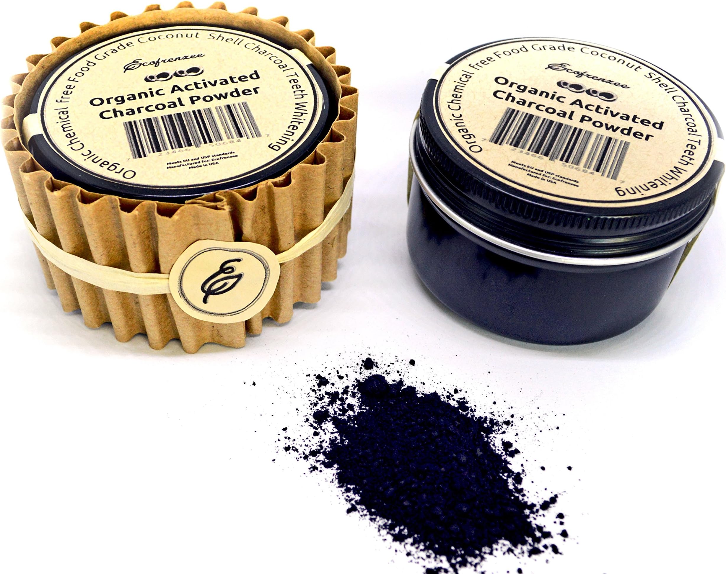Teeth Whitener, Activated Charcoal Natural Teeth Whitening Charcoal Powder Proven No Hurt on Enamel24