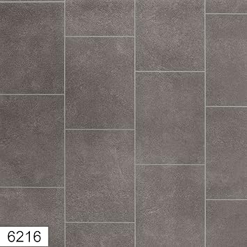 6216 Nicole 4 Mm Dickes Premium Grau Fliesen Effekt Rutschfeste Vinyl Bodenbelag Home Office Kuche Schlafzimmer