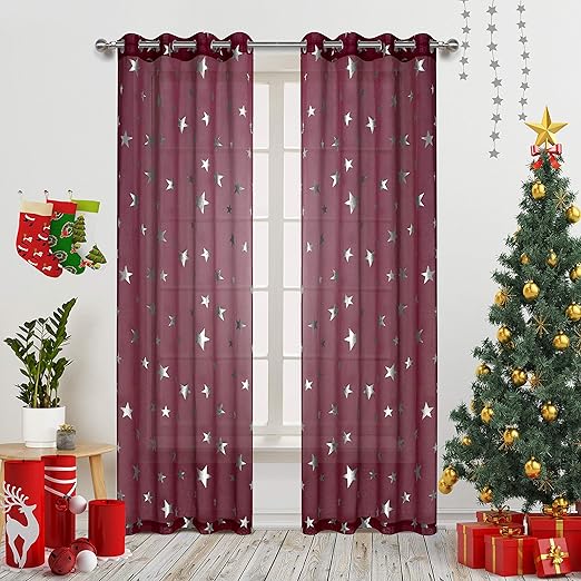 Amazon Com Gold Dandelion Nursery Kid S Bedroom Essential Sheer