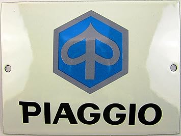 Amazon De Neues Emaille Schild Piaggio 9cm X 12cm Classic - 