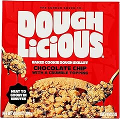DOUGHLICIOUS Chocolate Chip with Crumble Baked Cookie Dough Skillet, 10.58 OZ