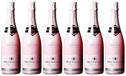 Brut Dargent Ice Rose Pinot Noir Demi-Sec Halbtrocken Sekt 2017/2018 (6 x 0.75 l)