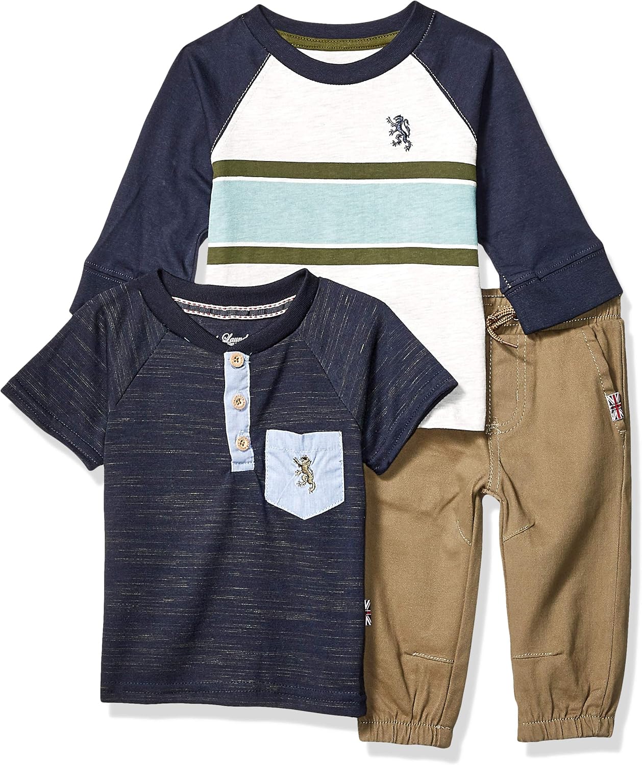 baby boy long sleeve henley