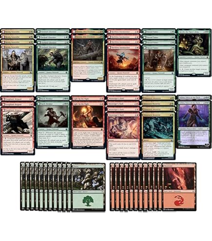 Amazon.com: Elite Werewolf Commander Deck - Tovolar - Gruul - Red Green -  EDH - 100 Card - Custom Magic The Gathering Deck