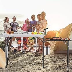 Dragosum Fish Cleaning Table, Portable Folding
