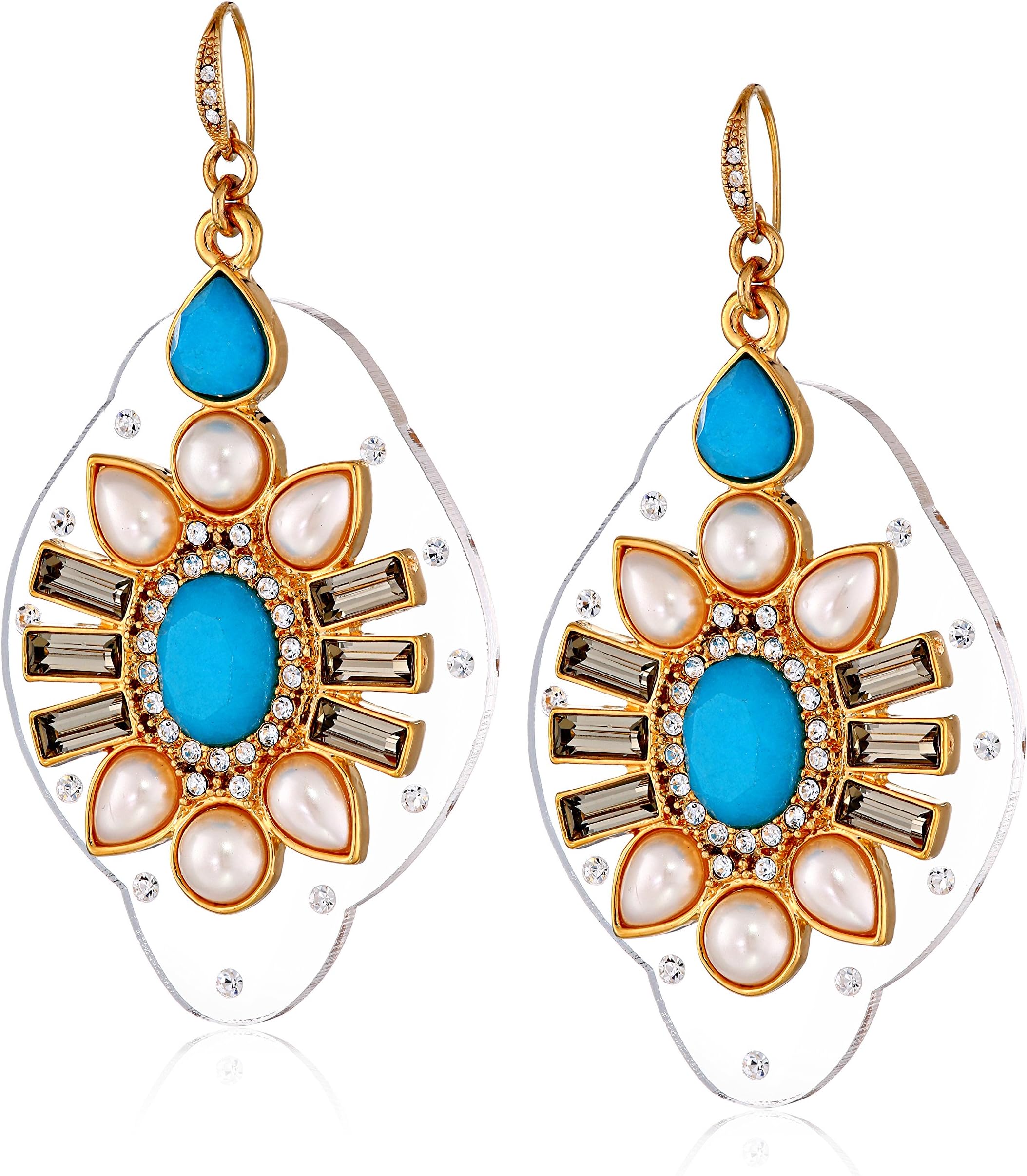 Carolee LUX "Barcelona Baubles" Oversized Drop Earrings