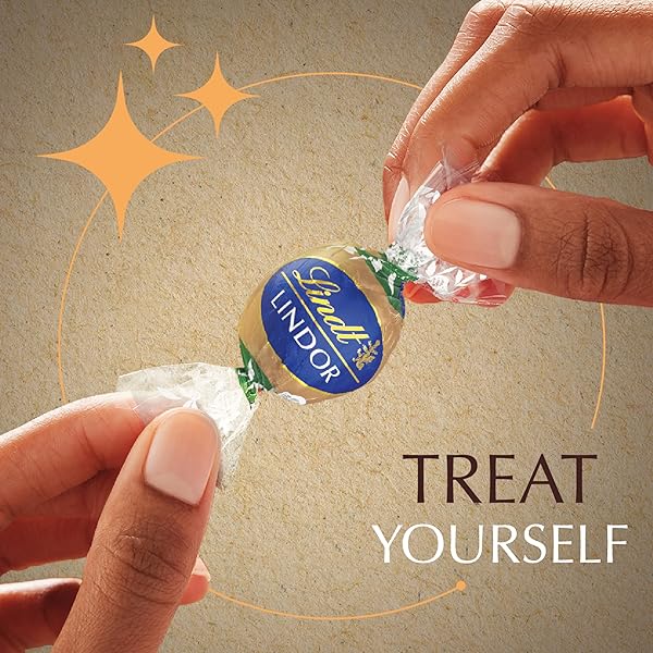 LINDT LINDOR ASSORTED OATMILK CHOCOLATE TRUFFLES, NON-DAIRY CHOCOLATE TRUFFLES WITH SMOOTH, MELTING TRUFFLE CENTER, 15.2 OZ.