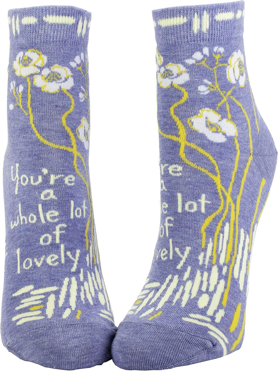 Blue Q Women's YouRe A Whole Lot Of Lovely Ankle Socks One Size (fits