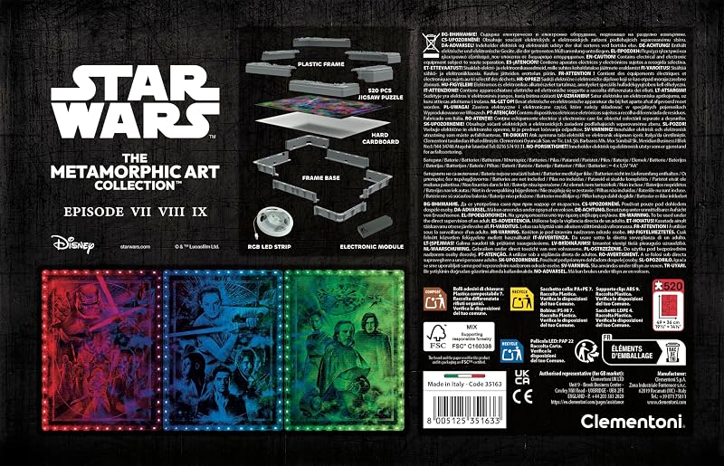 Star Wars Metamorphic Art Collection Episode 7-9