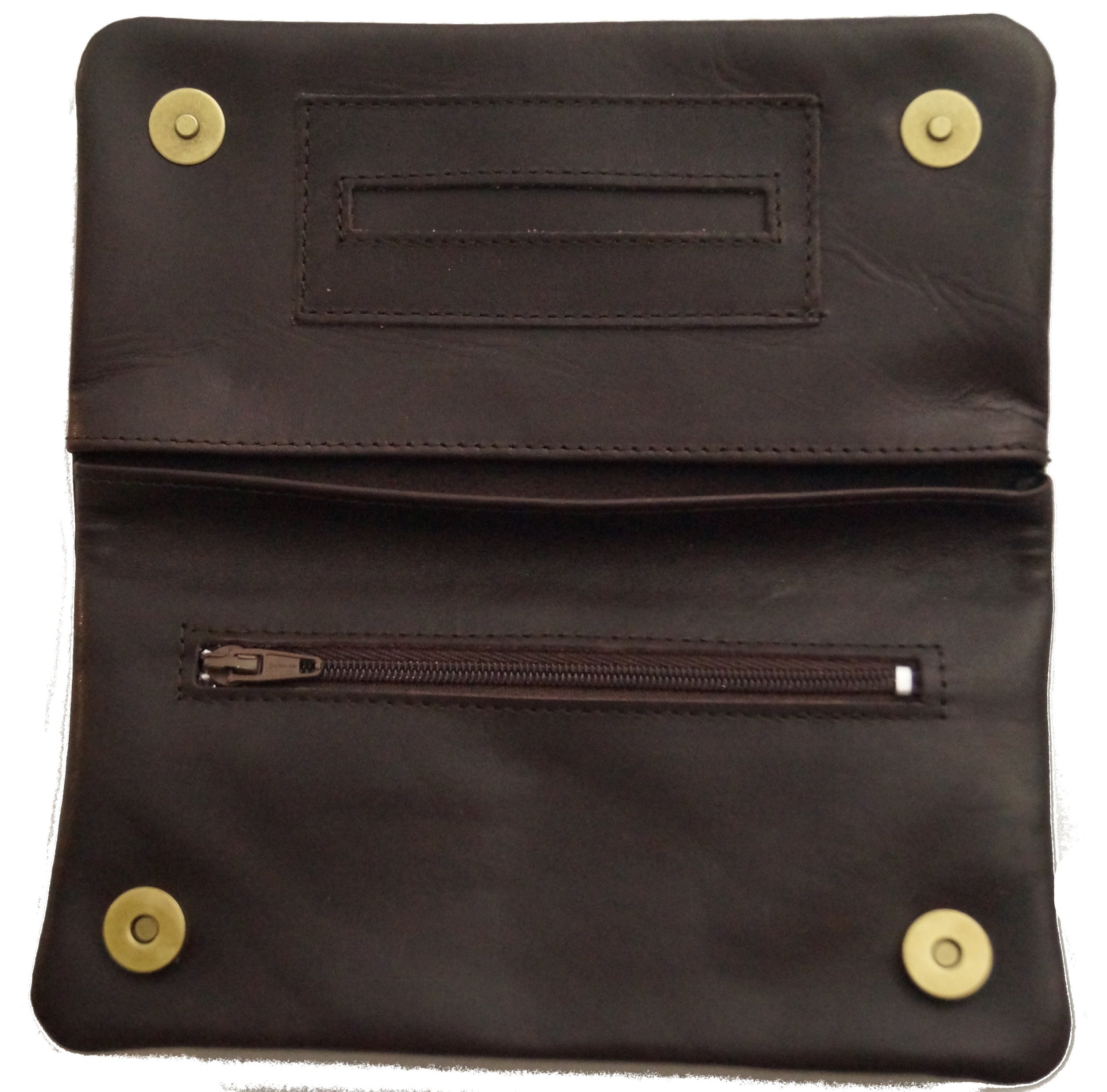 GERMANUS Corferruginus - Tobacco Pouch from Genuine Leather in Brown