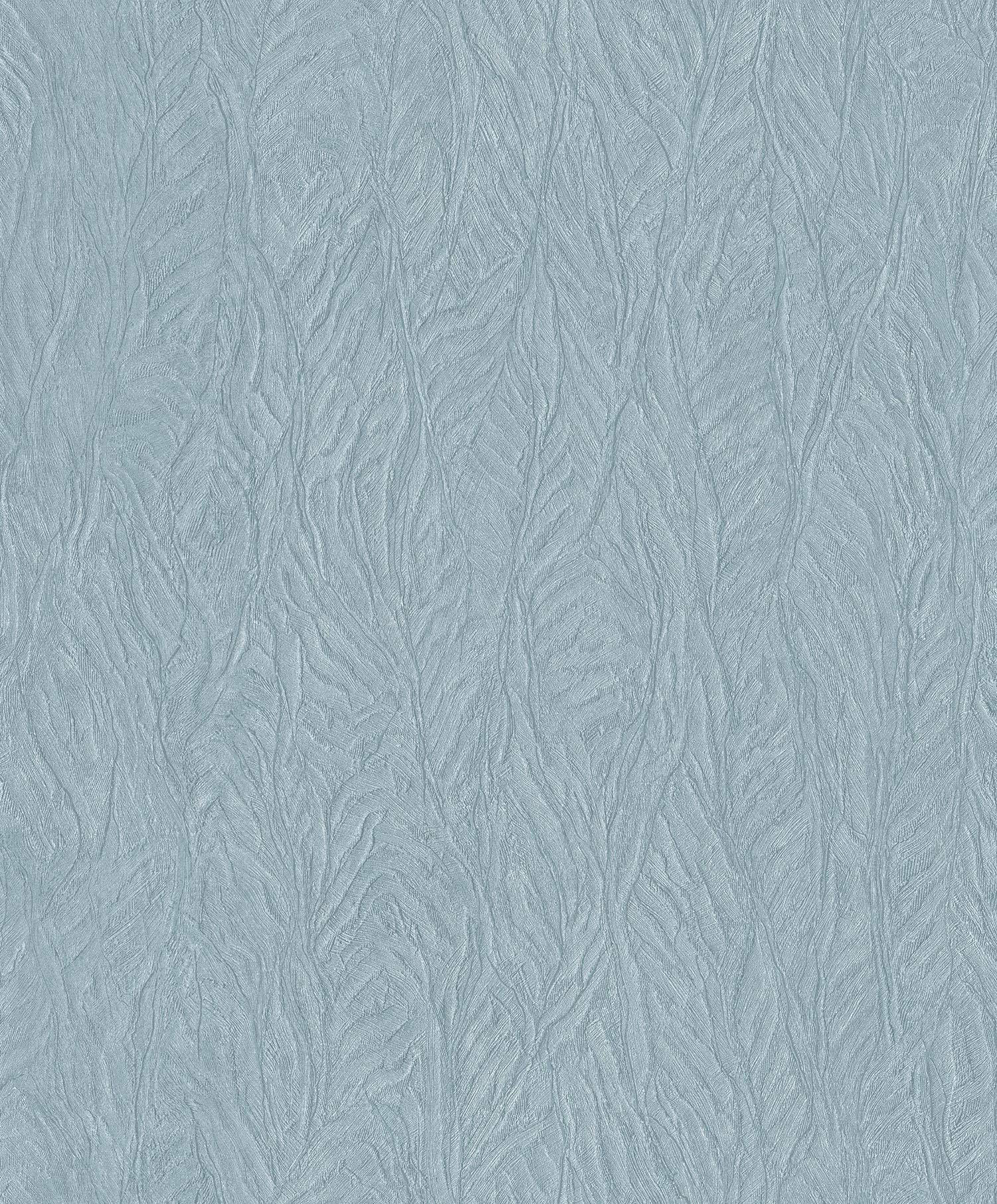 Galerie G67809 Ambiance, Leaf Emboss Design Wallpaper, Blue, 10m x 53cm