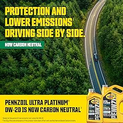 Pennzoil Ultra Platinum Full Synthetic 0W-20 Motor