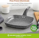 Tower Cerastone Forged Grill Pan 25cm Graphite Non-Stick Soft Handle view 8