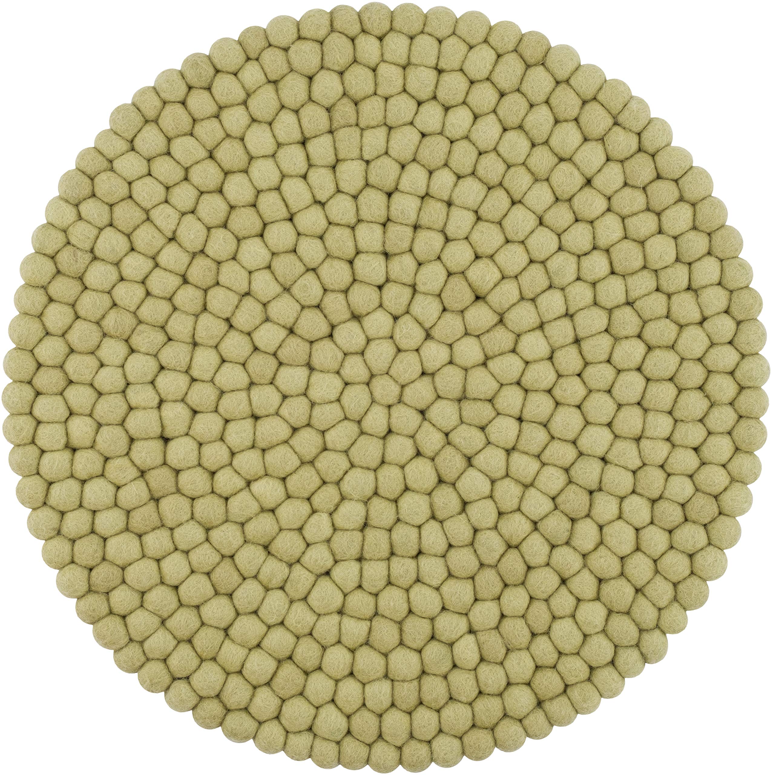 myfelt Seat Cover, Felt, Light Green, 36 cm