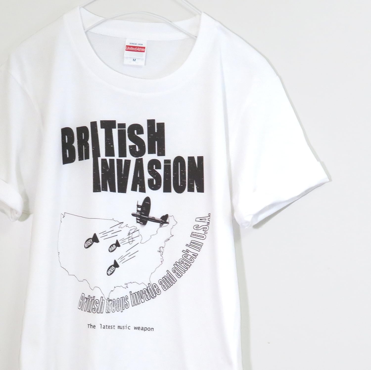 Amazon ブリティッシュインヴェイジョンtシャツ British Invasion ユニセックス ロック 半袖 Tシャツ カットソー 通販 Amazon ブリティッシュインヴェイジョンtシャツ British Invasion ユニセックス ロック 半袖 Tシャツ カットソー 通販