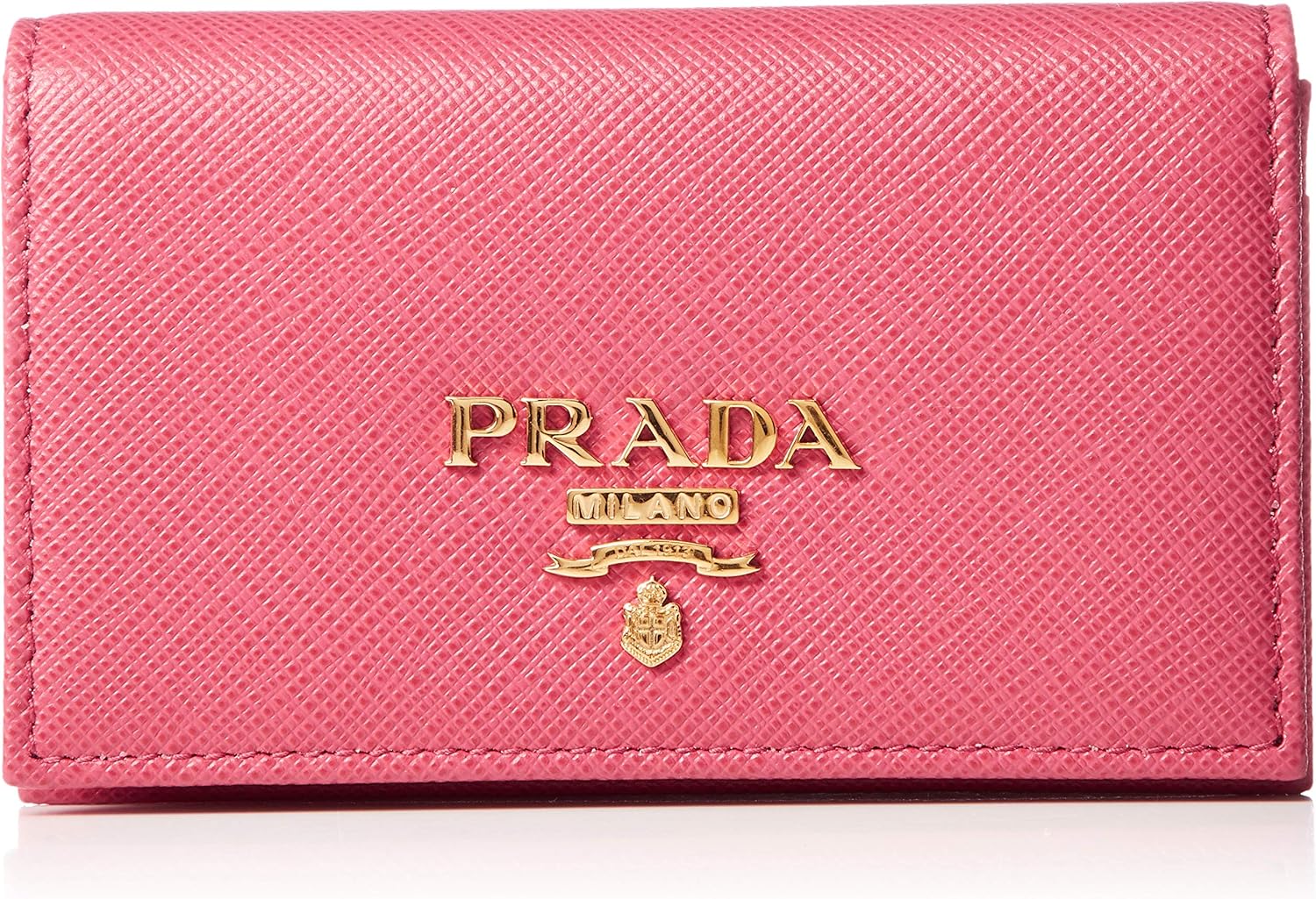 Amazon プラダ 名刺入れ 1mc122 Qwa サフィアーノ カードケース レザー 本革 Peonia 並行輸入品 Prada プラダ 名刺入れ