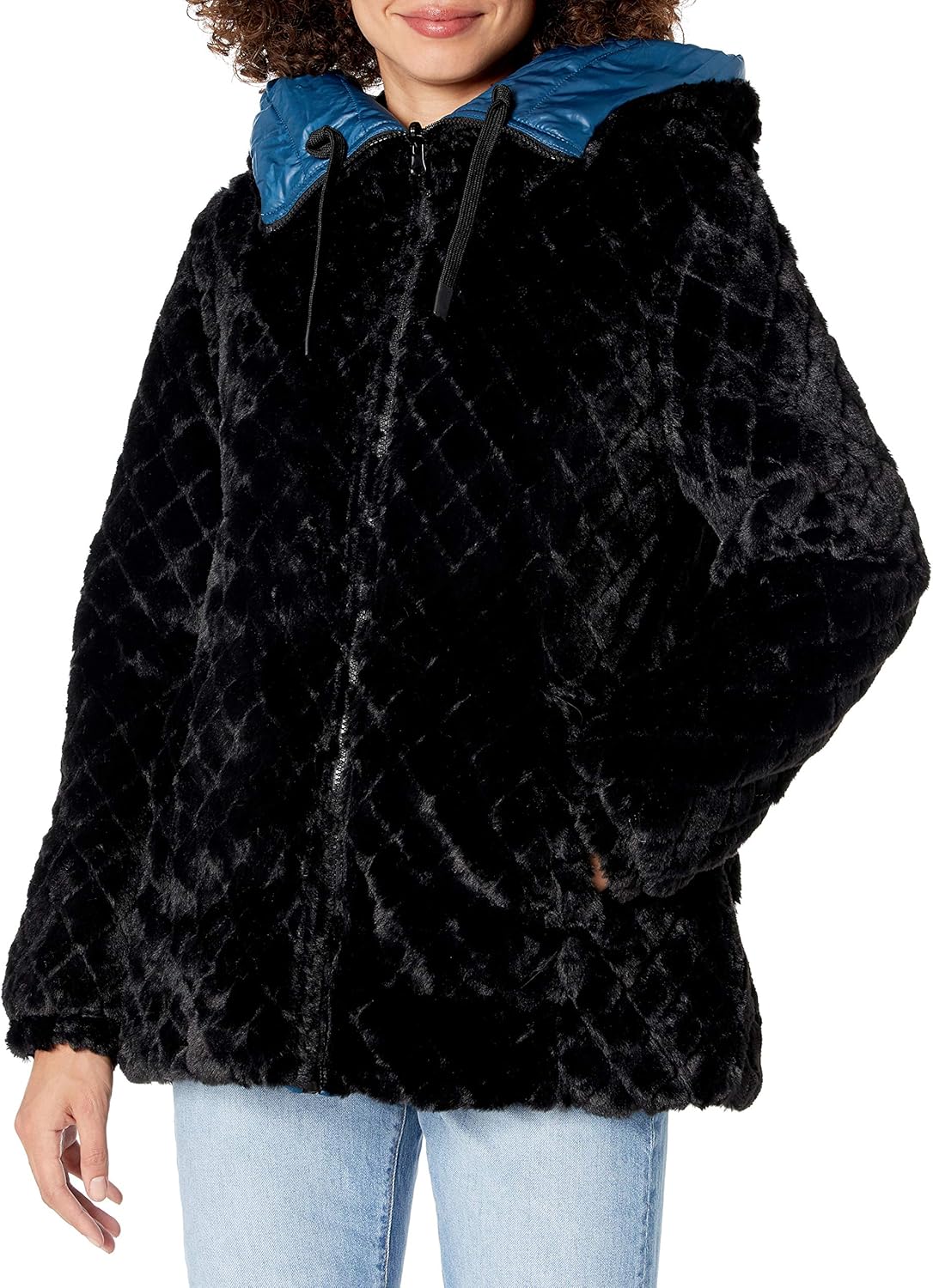 Steve Madden womens Reversible Puffer: Clothing