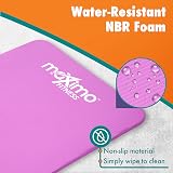 Maximo Fitness Exercise Mat 183cm x 60cm 12mm Thick Blue Non Slip view 4