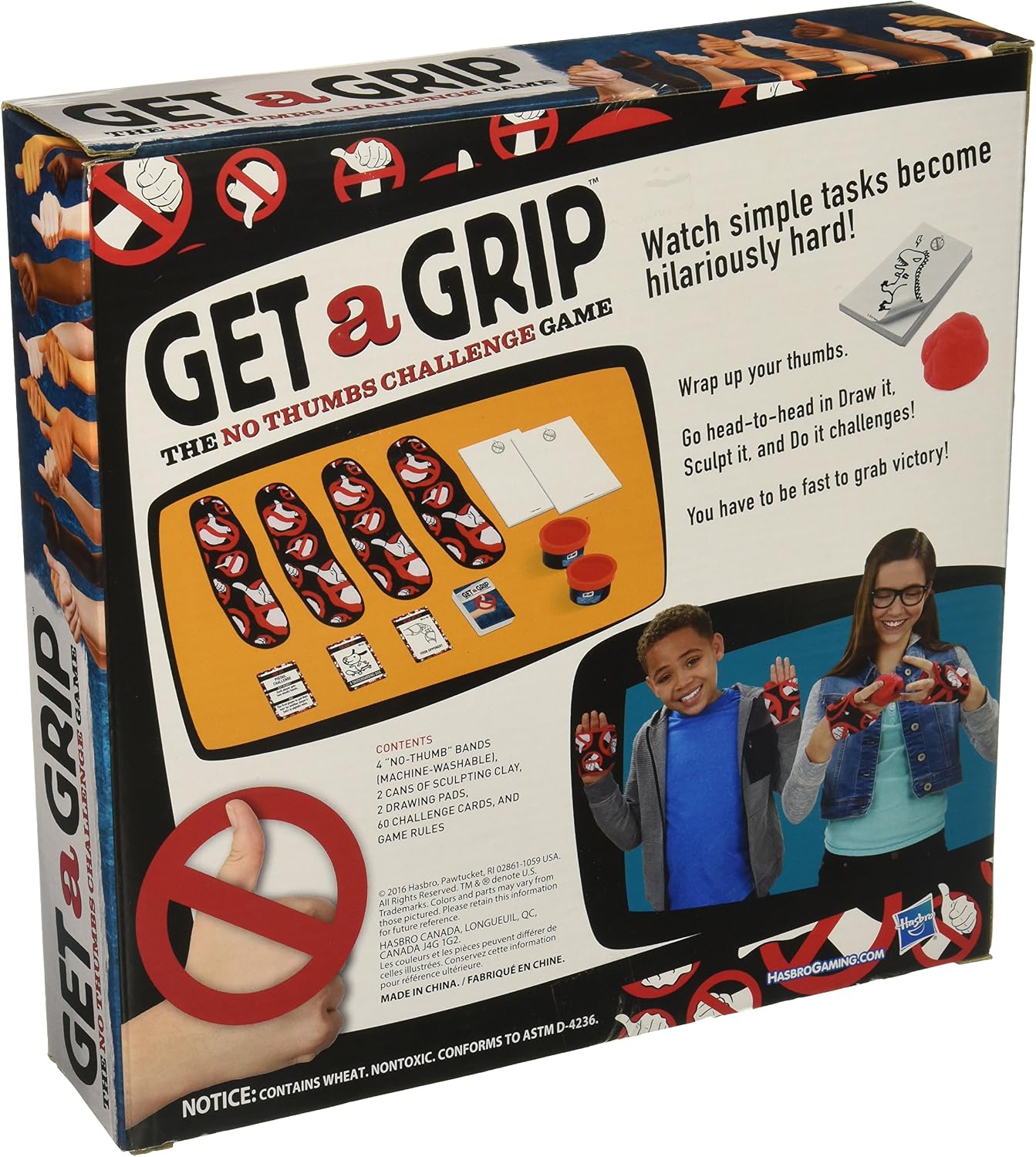 Get a Grip Game, Brown/a - Image 3