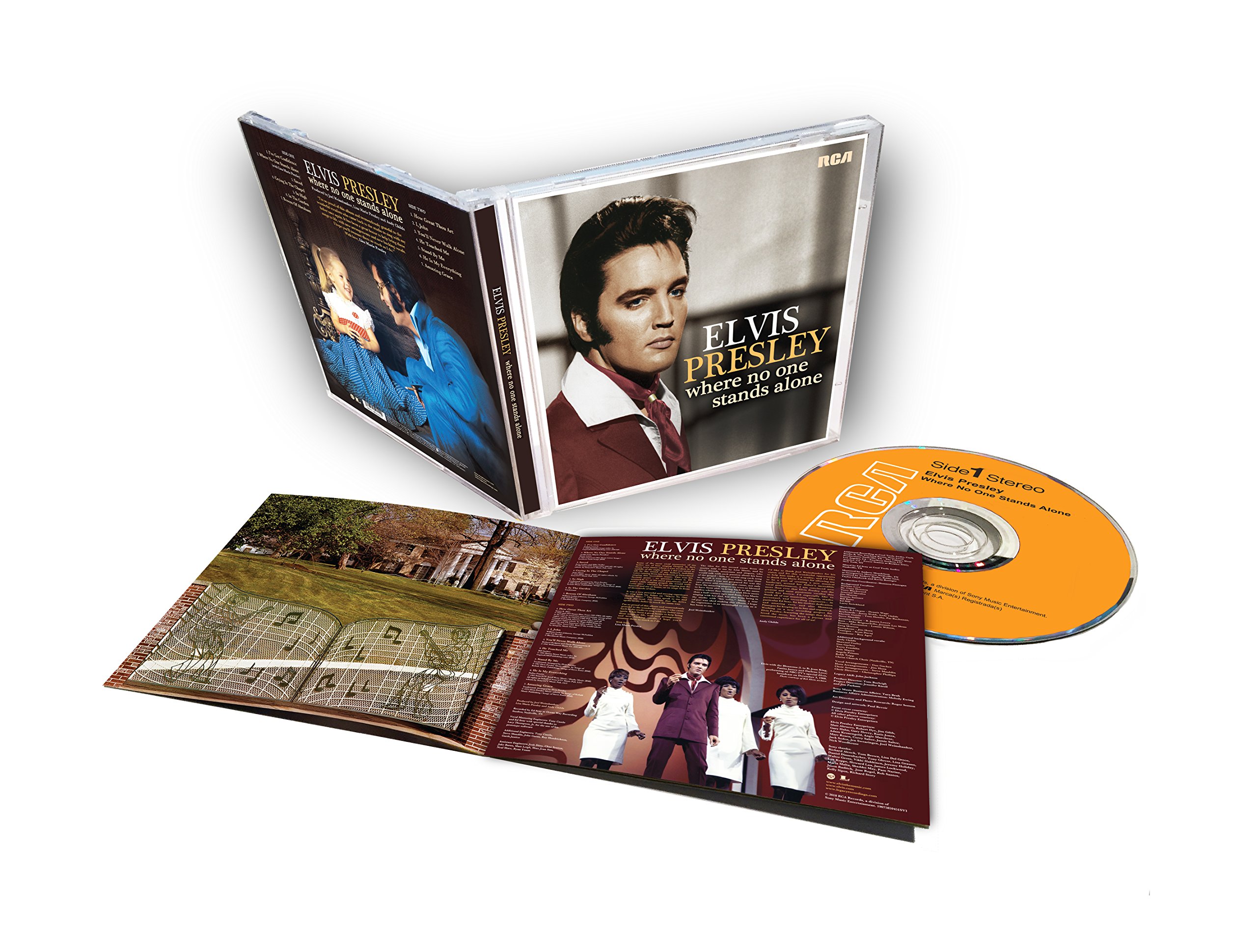 Image result for Elvis gospel compilation, 'Where No One Stands Alone