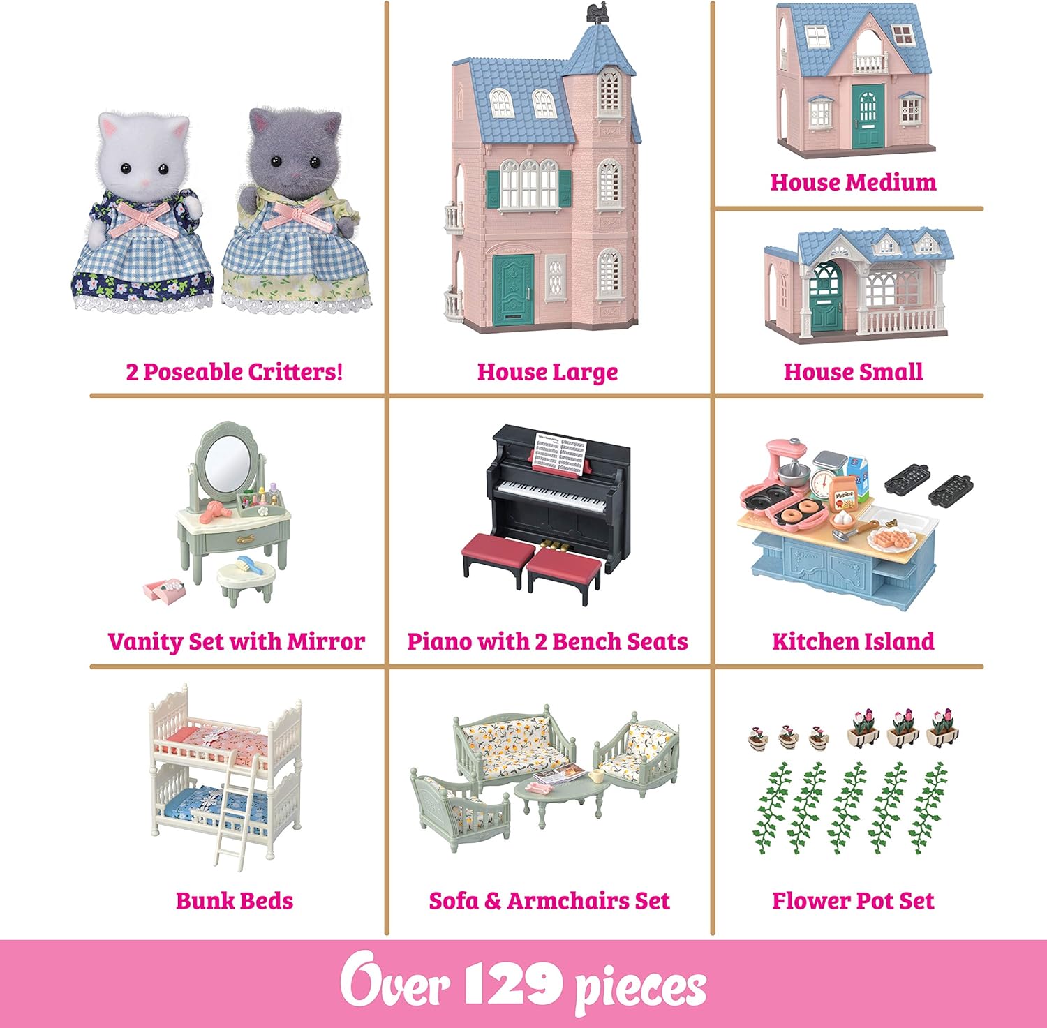 calico critters celebration home