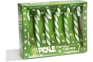 ACCOUTREMENTS Fancy Pickle flavored Candy Canes, 3.8 OZ