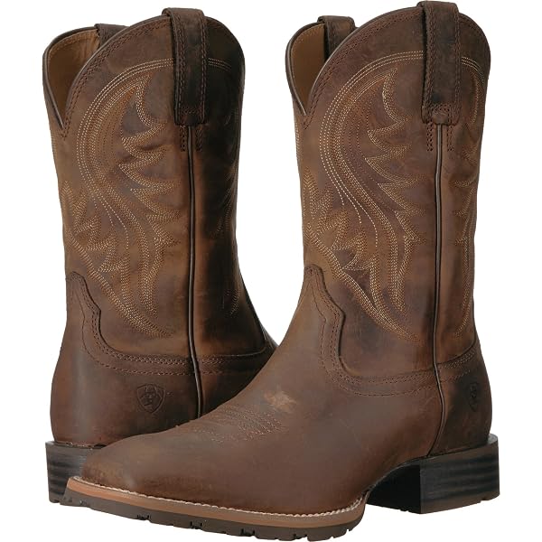 Amazon.com | Ad Tec mens Cowboy Ranch Wellington Work Boots 