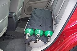 CarMate Cylinder Carrier - Holds 3 D or E Oxygen