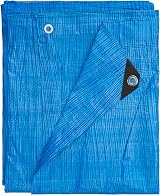 Cost Wise 4M x 8M Tarpaulin Sky Blue - Waterproof Ground Sheet Shelter Tarp view 6