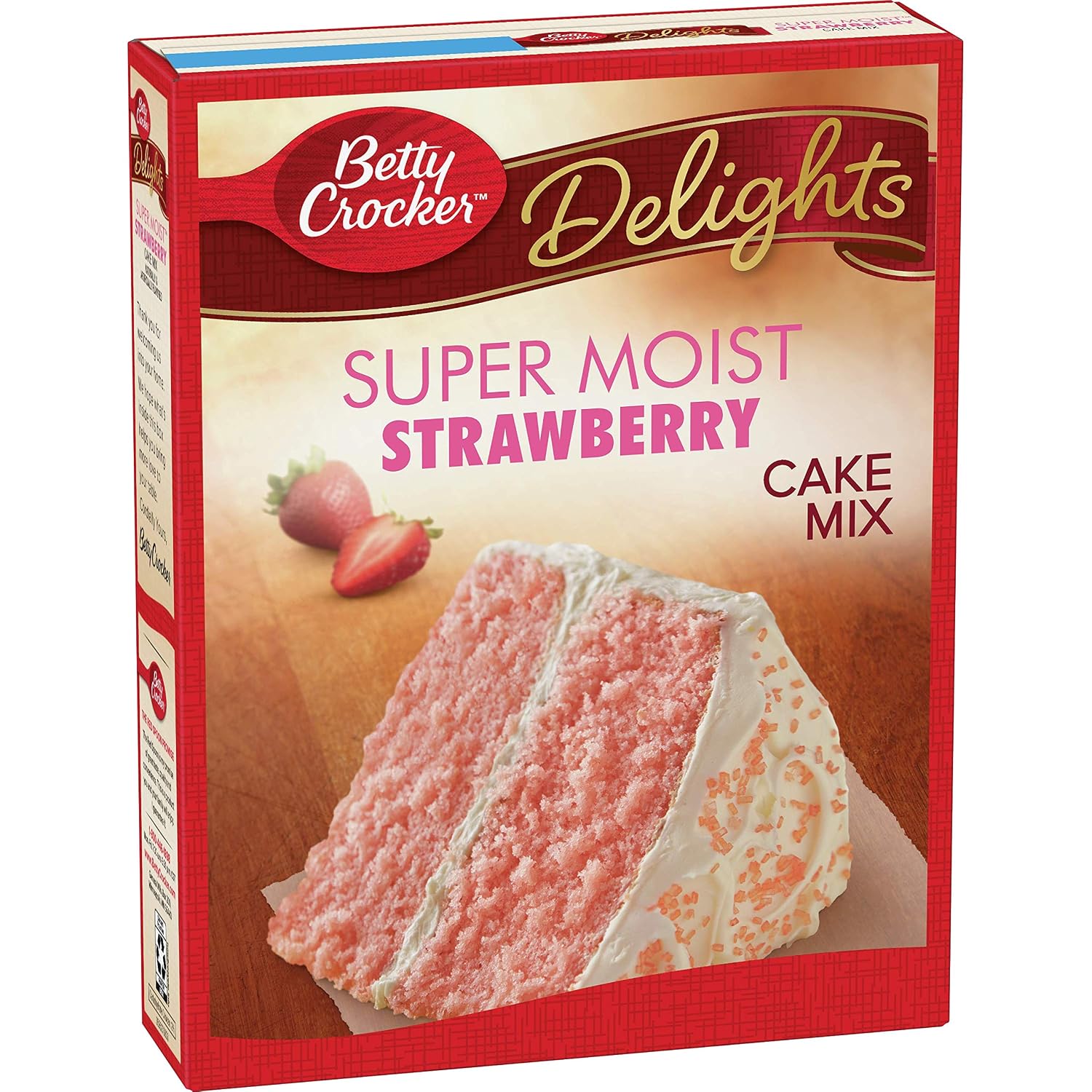 Betty crocker Super moist strawberry cake Mix (016000409996)