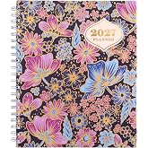 Mead Cambridge 2027 Planner, Weekly &amp; Monthly, 15-Month Oct-Dec, 8.5" x 11", CatCoq, Retro Flower (CC02-905-27)