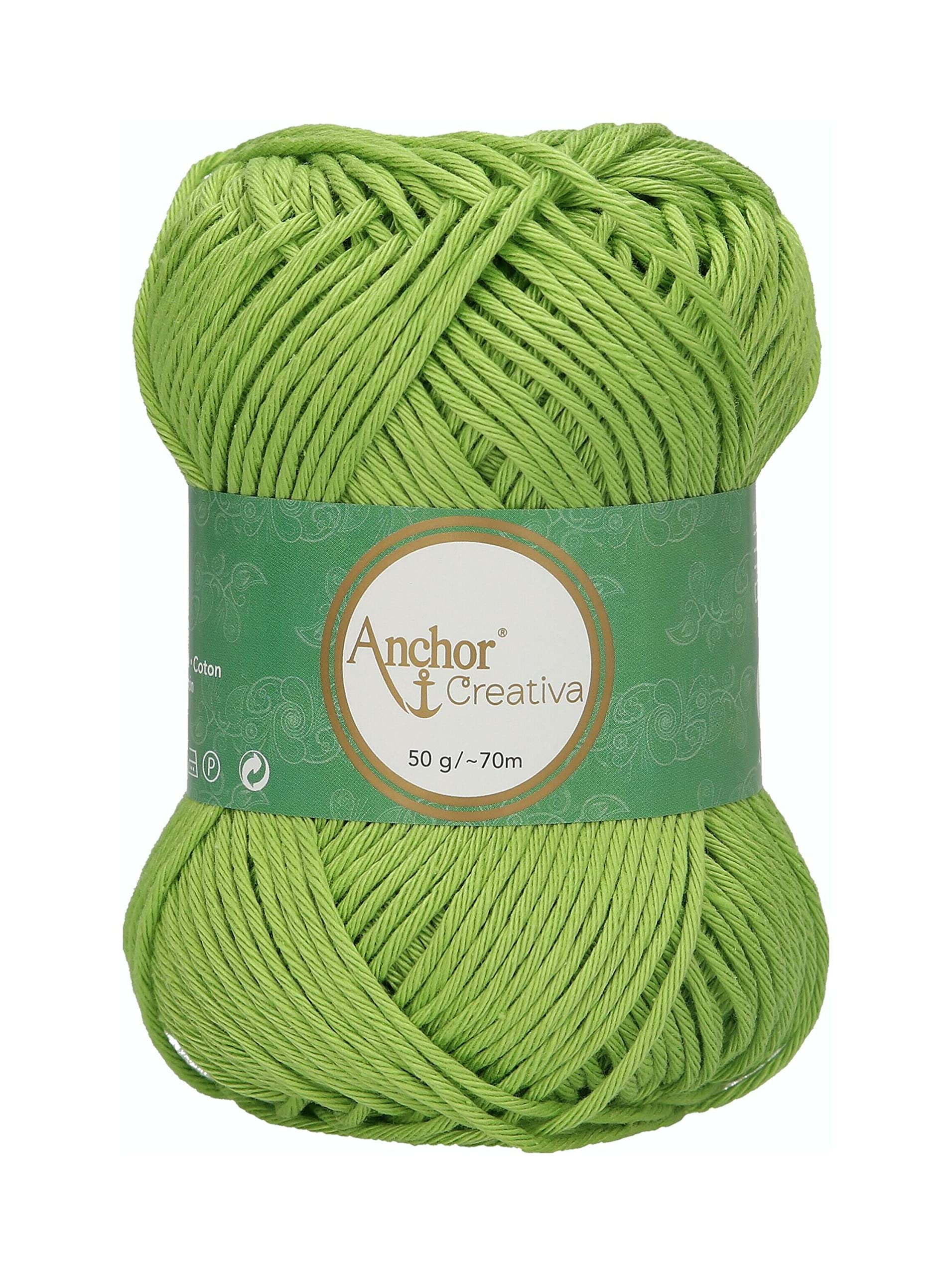 ANCHOR Creativa, Thickness: 8, Packaging: 50G, Running Length: 70M 418 Crochet Threads