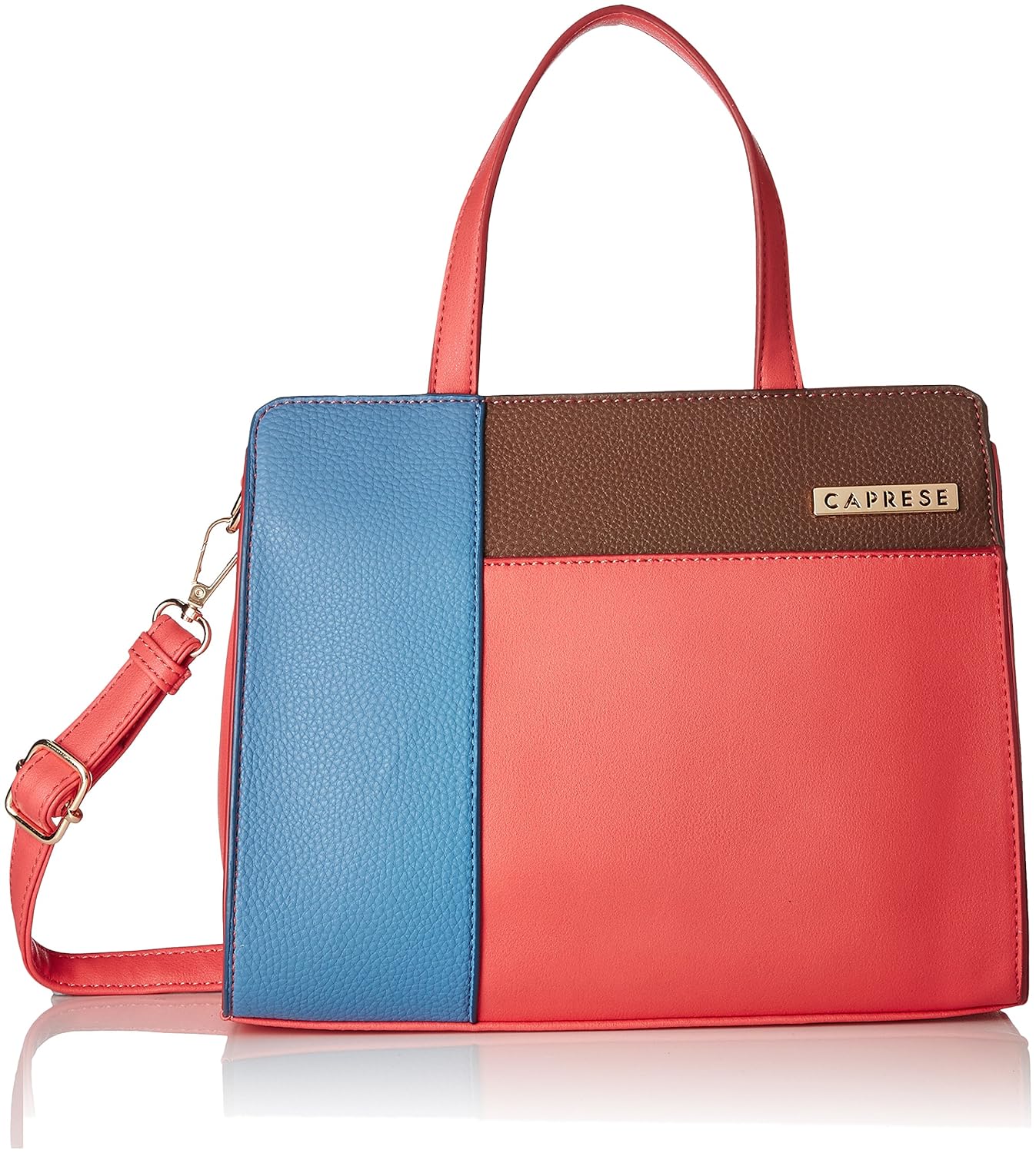 caprese tyler women's satchel (coral) ()