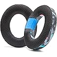 WC Freeze Momentum 4 - Cooling Gel Earpads for Sennheiser Momentum 4 Wireless Over Ear Headphones by Wicked Cushions - Boost Comfort, Thickness, & Sound Isolation for Epic Listening | 90's Black