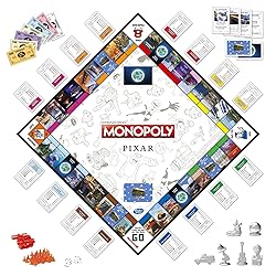 Hasbro Gaming Monopoly: Pixar Edition Board Game