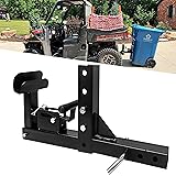 VONLX Adjustable Trash Can Transporter Hitch with