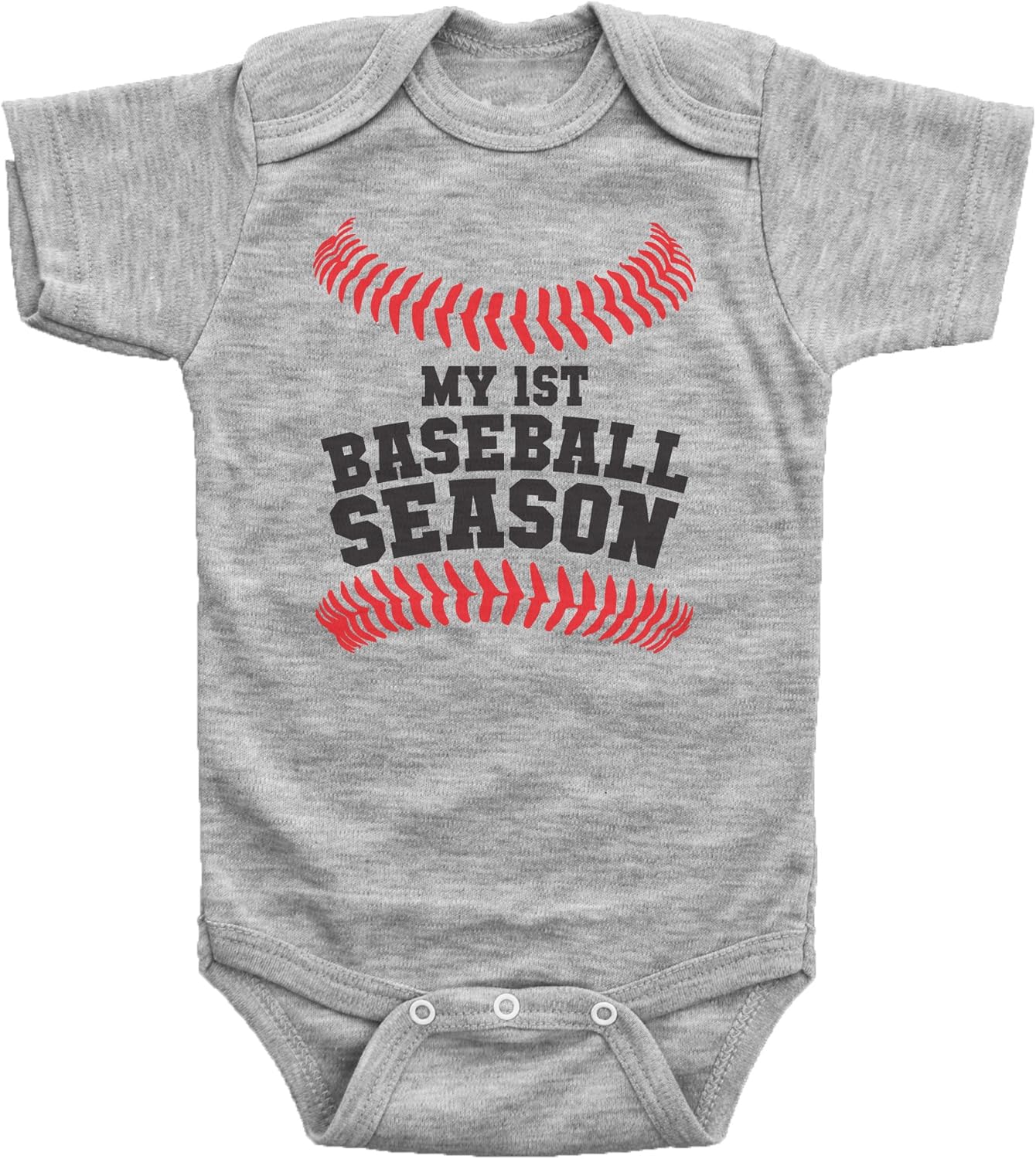 Baseball Baby Onesie / MY FIRST BASEBALL SEASON / Baby Bodysuit Outfit