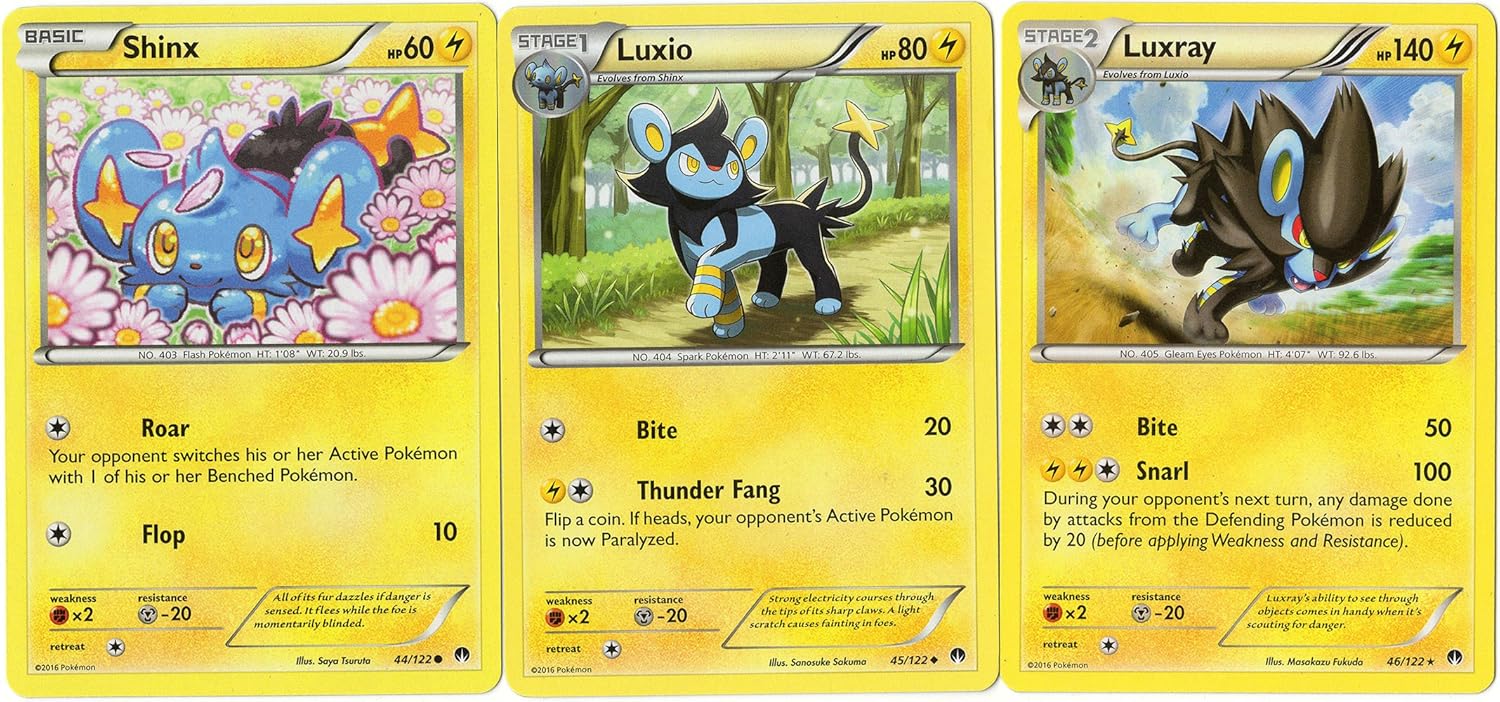 LUXIO 45 122 POKEMON XY BREAK POINT CARD Collectables Art Pok mon 