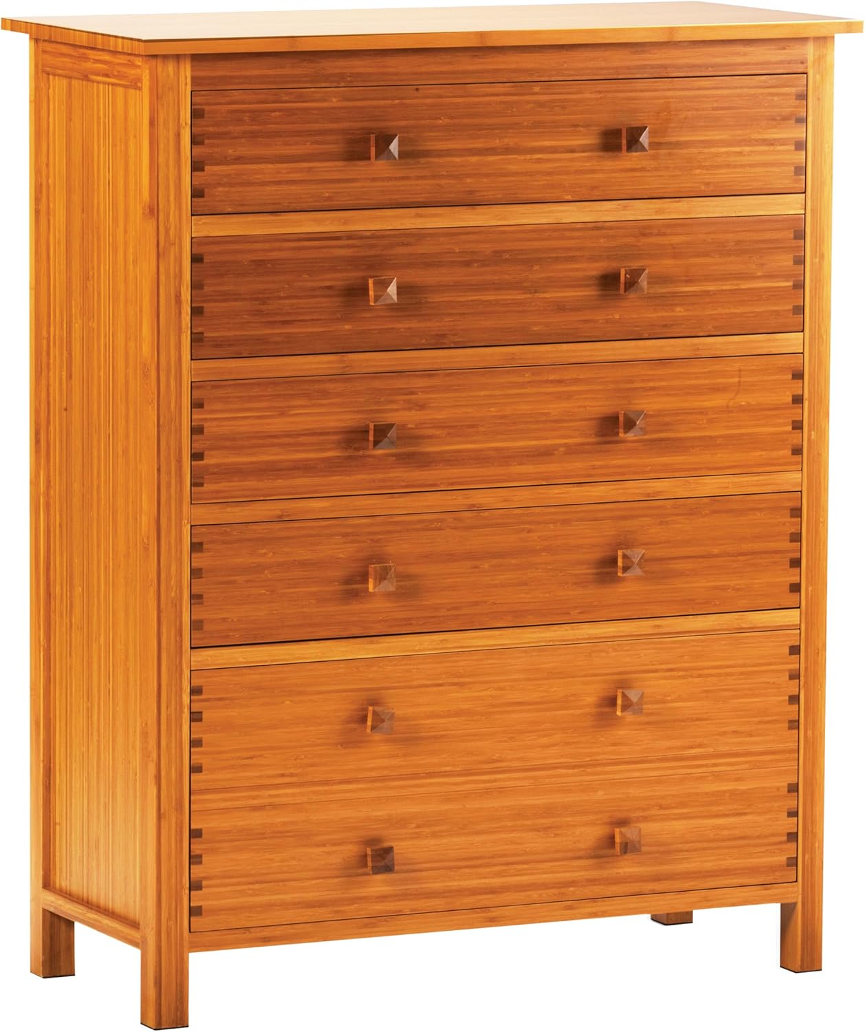 Amazon Com Greenington Llc Gb0604 Hosta 5 Drawer Bamboo Chest