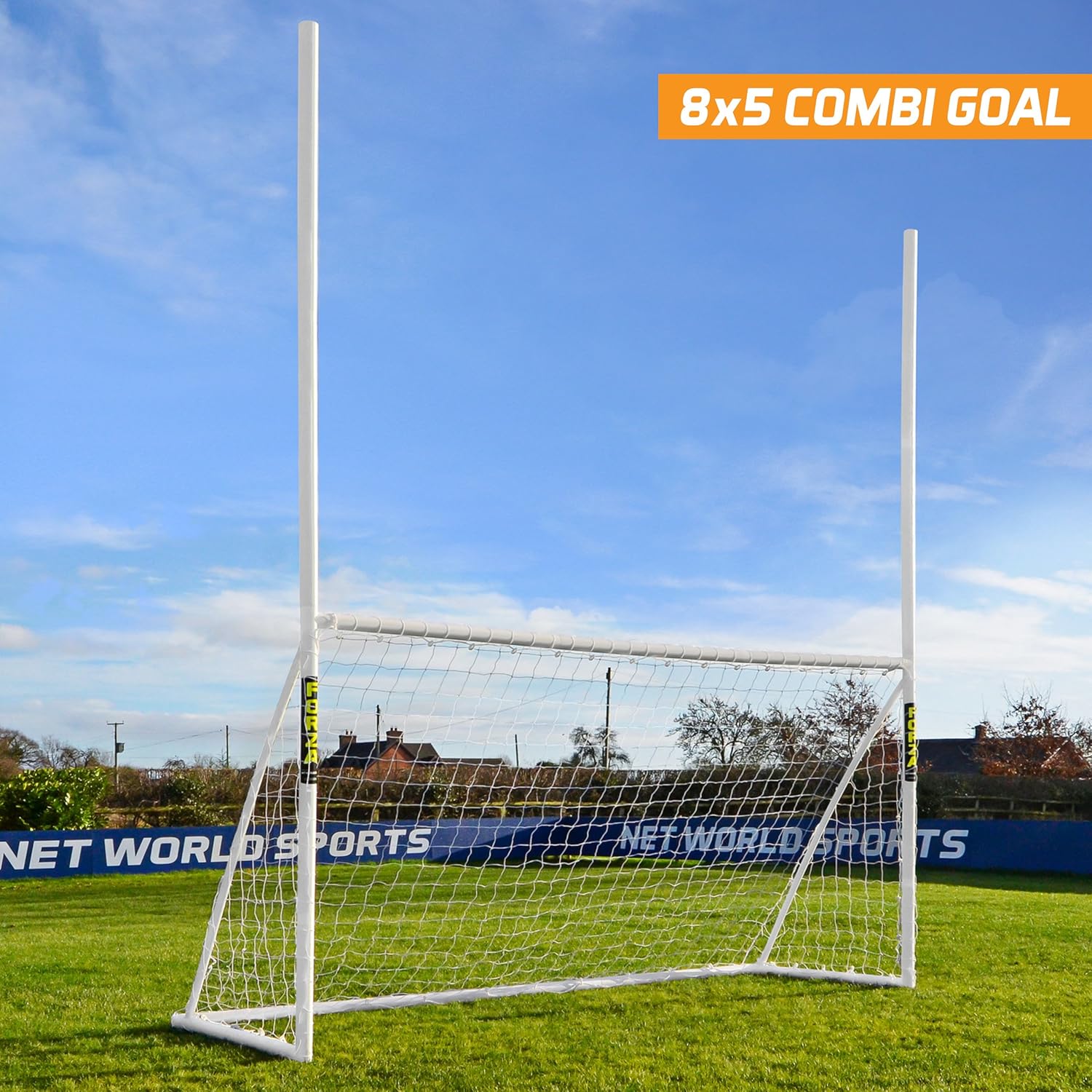 Net World Sports Forza Backyard Soccer Goals [6 Sizes] – Premium Weatherproof PVC Home Soccer Goal Posts : Sports & Outdoors