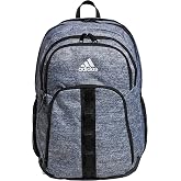 adidas Prime 6 School Backpack | Padded Laptop Sleeve, Multiple Organizer Pockets, Water-Bottle Pockets, Durable Build, School Gym &amp; Travel Ready