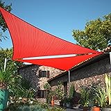 ShadeMart 16' x 16' x 16' Red Triangle Sun Shade